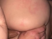 Daddy's girl takes it from the back 12/16