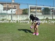 Stranger cums on hairy pussy 2/16