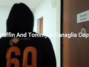 Stranger cums on hairy pussy 4/16