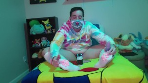 Chubby Needy Femboy Uses Bad Dragon's For The First Time