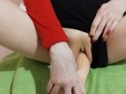 I LOVE TO BE FUCKED ON MY OFFICE CHAIR😉🥰,close up view 13/16