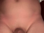 Slutty fit Trans Gamer Sissy fucks herself with own Cum🤤♠️🔥🔥 5/16