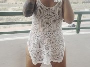 💦Pissing On The Glass😈 I Hope Nobody DISCOVER Me😳