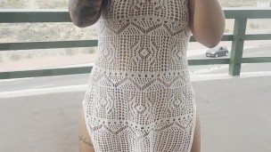 💦Pissing On The Glass😈 I Hope Nobody DISCOVER Me😳