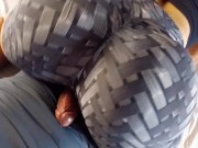 Perfect body, assjob in tight gym shorts. 9/16