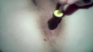 Masturbe (26) with one testicle