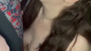 Busty Thick PAWG Sucks Cum Out The Tip Swallowing Thick Cumload