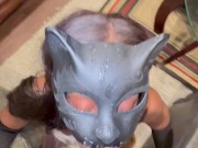 Met at a costume sex party took her home to deepthroat this dick . She married 5/16