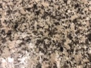 Pissing all over my bathroom sink counter 10/16