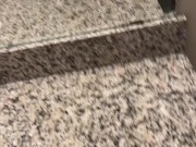 Pissing all over my bathroom sink counter 16/16