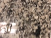 Pissing all over my bathroom sink counter 9/16