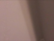 Pissing all over my bedroom carpet and wall, while fingering my Pee Hole and almost caught 4/16