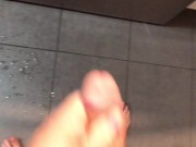 Pissing all over my kitchen stove and floor 14/16