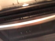 Pissing all over my kitchen stove and floor 4/16