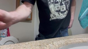 Massive long distance cum shot