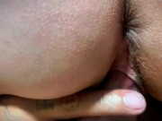 Mi hermanastro me descubre y mi cara termina llena de leche 13/16