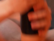 FLESHLIGHT MASTURBATING - HOT YOUNG STUD WITH BIG DICK MASTURBATES WITH MIA MALKOVA TOY 14/16