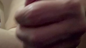 Cumming after a long day of work