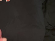 Shooting My Sperm on Slayer shirt! 10/16