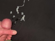 Shooting My Sperm on Slayer shirt! 15/16