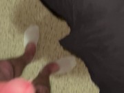 Shooting My Sperm on Slayer shirt! 6/16