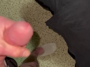 Shooting My Sperm on Slayer shirt! 7/16