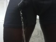 Pissing in pant, precum and jerking off at middle of the night 2/16