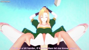 POV Hentai Footjob from Renard from Castlevania