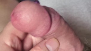Beautiful Frenum Pierced Cock Up Cose