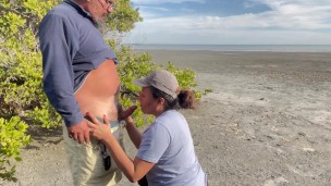 Sollh having Hot sex on the beach! Perfect blowjob enjoying views with Maarh beutiful buttocks