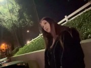Italian Sexy Milf Artemisia Love Hot Solo Outdoor Smoking Session @ night Long hair Fetish 10/16