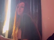 Long Hair Big Tits Milf Smoking a cigarette and showing her big juicy boobs OF@ArtemisiaLove101 12/16
