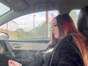 Italian Long Hair Big Boobs Artemisia Love 420 Smoke Sesh in the car OF @ ArtemisiaLove101 5/16
