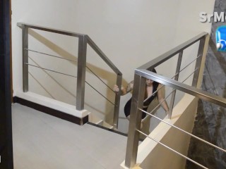 Lo descubro espiandome en la ducha y le saco la leche | CUMFACE