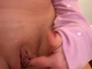 I woke up so horny playing with my pretty little pussy 14/16