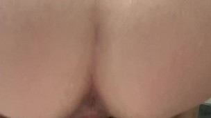 cumming while riding a dildo in shower