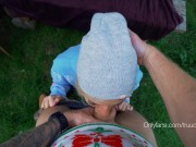 Kate i Axel bzykają się w Polskich górach przy ognisku i kiełbaskach (Outdoor PISS) 4/16