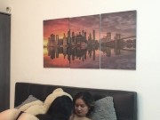 I have sex with my hot girlfriend until I have orgasm. 4/16