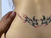 My girlfriend asks me to penetrate her on all fours until I cum inside. 16/16