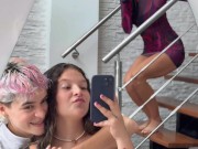 Ufff! Rommie y sus amigas se ponen a pecar con el vibrador 1/16