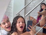 Ufff! Rommie y sus amigas se ponen a pecar con el vibrador 2/16