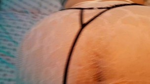 MI ESPOSA SEXI Y CULONA ME ESPERA EN BODYSTOCKING BLANCO (parte2)