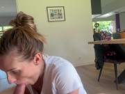 I love watching myself suck in pov and taking all that delicious cum 2/16