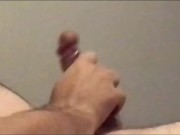 Jerking Off using a 10mm Urethral Sounds in my Pee Hole and cuming from sounding 16/16