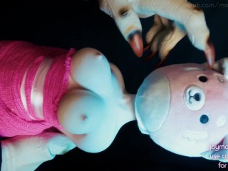 Costume Party Hookup But The Monster Was Real! (Joy Model Doll, Chloe 65cm)