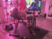 Big booty ginger latina getting raw fucked by her personal trainer 9/16