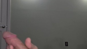 Daddy Loves Stroking His Huge Cock