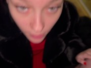 Beautiful brunette sucks wet dick💦 12/16