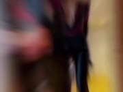 Hot blonde myth blonde dominant costume wide open her ass in front of the mirror in high heels 11/16