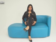 casting of my first time with a chocolate - BBC with a huge cock fucks me - porn in Spanish